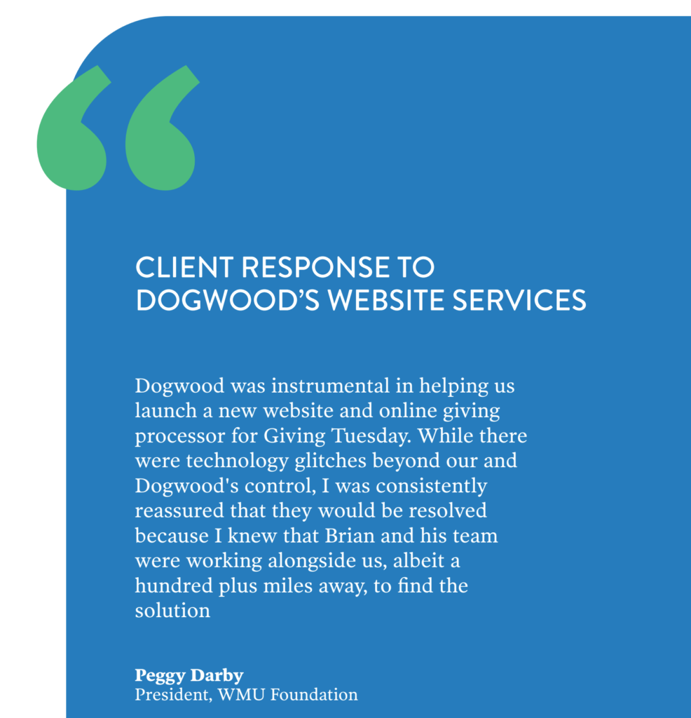 client response to dogwood website services